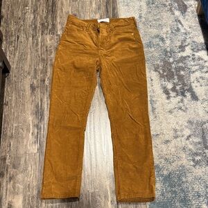 GAP  Golden Brown Corduroy Pants